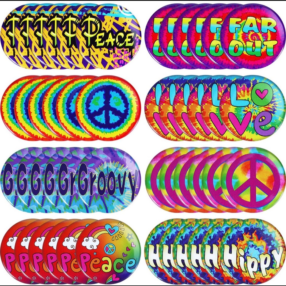 Hippie pins